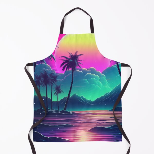 Item preview, Digital Mirage: Abstract Synthwave Cosmos designed and sold by Mullet Monkey.