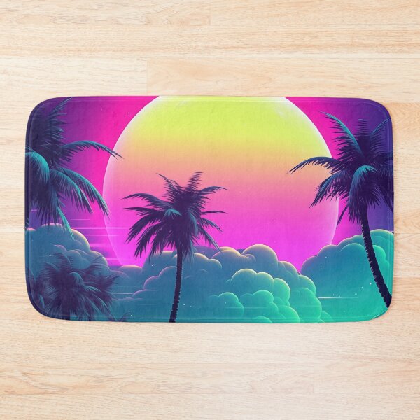 Item preview, Digital Mirage: Abstract Synthwave Cosmos designed and sold by Mullet Monkey.