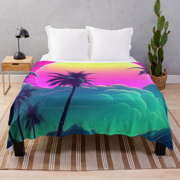 Item preview, Digital Mirage: Abstract Synthwave Cosmos designed and sold by Mullet Monkey.