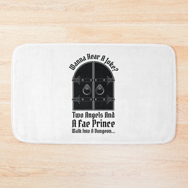 Item preview, Two Angels And A Fae Prince Walk Into A Dungeon designed and sold by kjanedesigns.