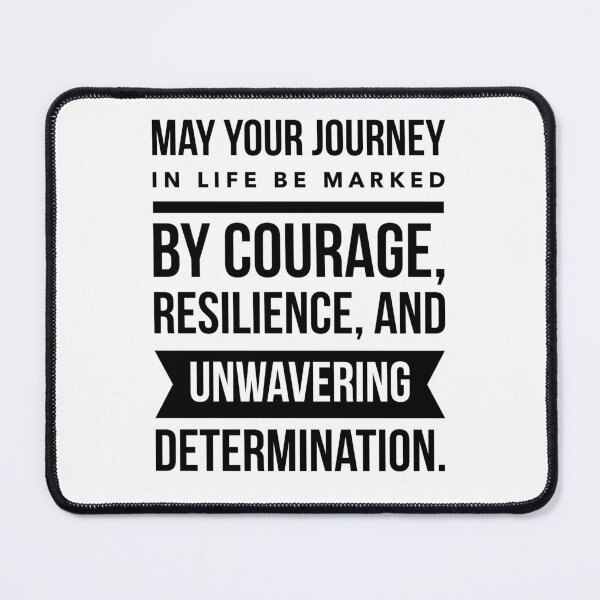 Item preview, Your Life Journey: Embrace Courage, Resilience & Determination - Inspirational Quote designed and sold by Soaring Eagle.