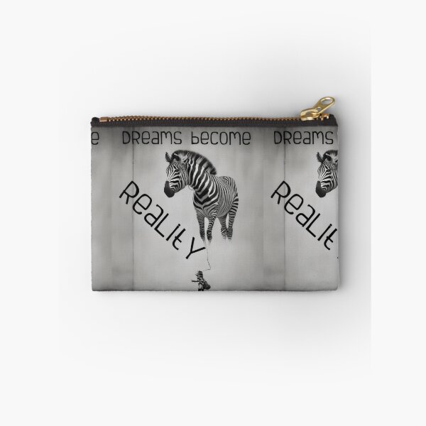 Item preview, Bansky Style Graffiti: Dreams Become Reality with Zebra Balloon designed and sold by MillennialVibe.