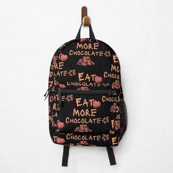 Item preview, Eat More Chocolate Funny Colorful Design designed and sold by EarthArtDesigns.
