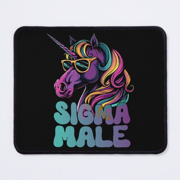 Item preview, Sigma Male Unicorn Funny Sarcastic Quotes Witty Jokes designed and sold by Chmielayka.