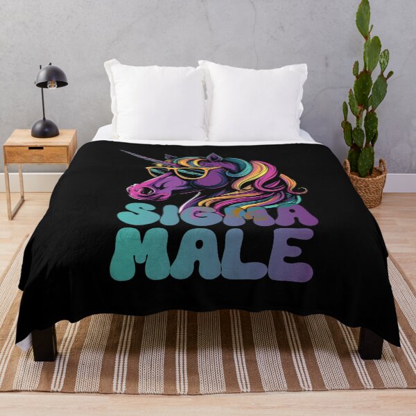 Item preview, Sigma Male Unicorn Funny Sarcastic Quotes Witty Jokes designed and sold by Chmielayka.