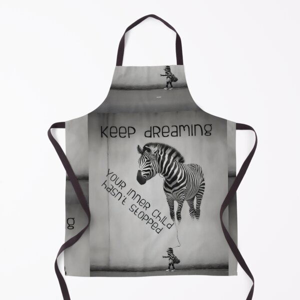 Item preview, Bansky Style Graffiti: Keep Dreaming with Zebra Balloon designed and sold by MillennialVibe.