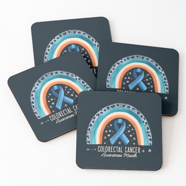 Item preview, Colorectal Cancer Awareness Rainbow Ribbon  designed and sold by HowToCanadian.