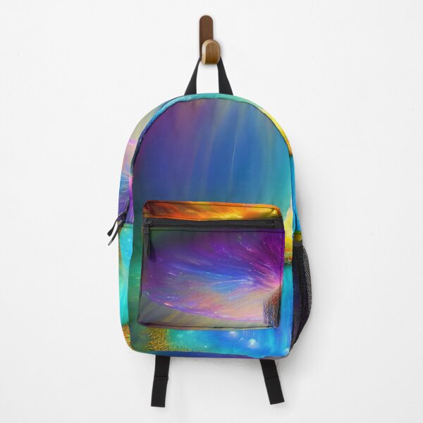 Item preview, Neon Sci-Fi Space Ship, Vibrant Holographic, Abstract Rapture designed and sold by Rhonda Brown.