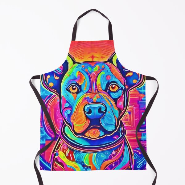 Item preview, Vibrant Neon Pup: Colorful Dog Painting designed and sold by Health And Fitness Posts e-Store.