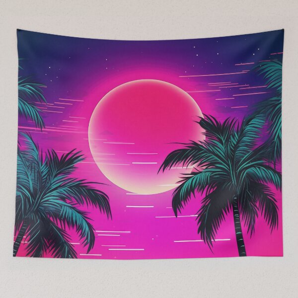 Item preview, Chromatic Elegance: Ethereal Synthwave Horizons designed and sold by Mullet Monkey.