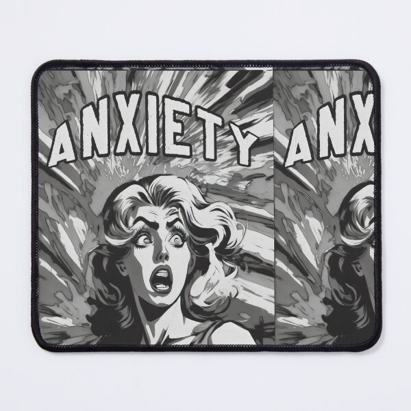 Item preview, Retro Horror Movie Poster Style: Anxiety designed and sold by MillennialVibe.