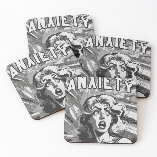 Item preview, Retro Horror Movie Poster Style: Anxiety designed and sold by MillennialVibe.