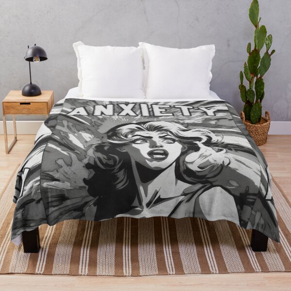 Item preview, Retro Horror Movie Poster Style: Anxiety designed and sold by MillennialVibe.