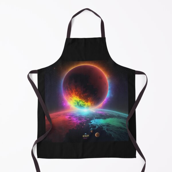 Item preview, interplanetary collision intergalactic cataclysm UFO Fashion IA art designed and sold by Carlos Gudino.