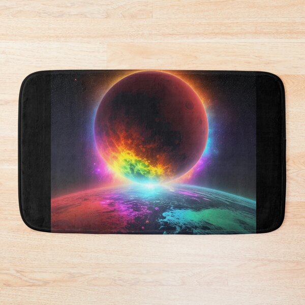 Item preview, interplanetary collision intergalactic cataclysm UFO Fashion IA art designed and sold by Carlos Gudino.