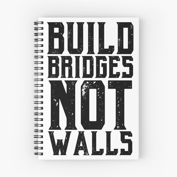 Item preview, Build Bridges Not Walls designed and sold by Singing Owl Crafts.