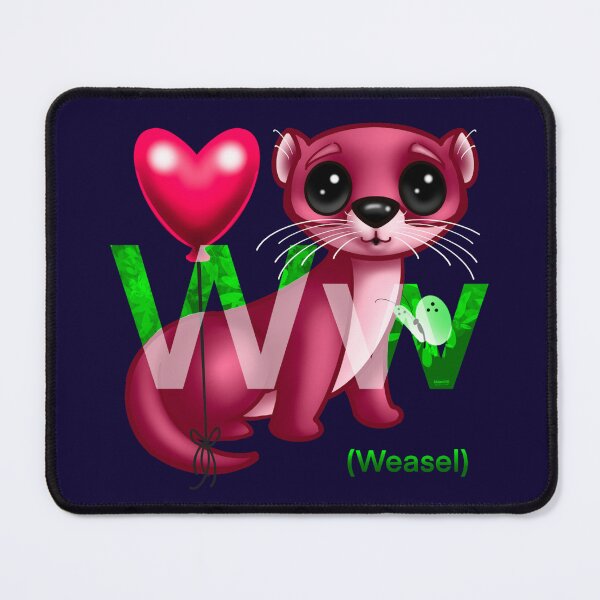 Item preview, Weird Animals A-Z weasel designed and sold by MetroInk.