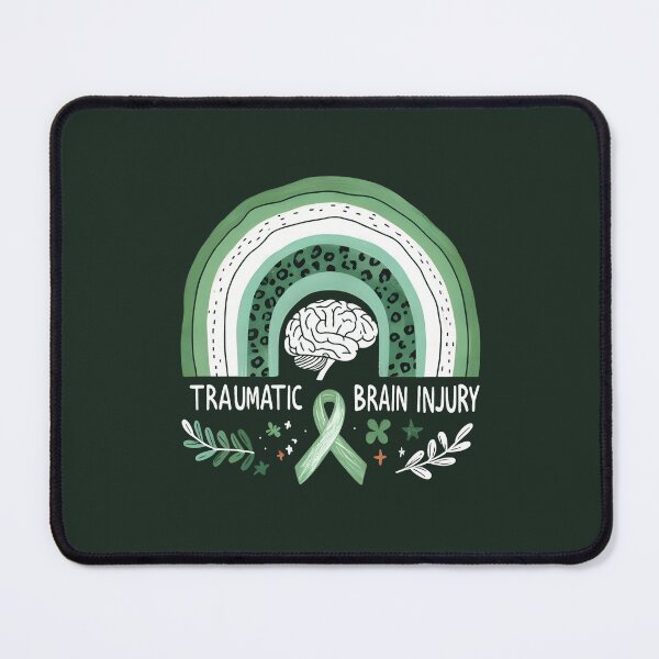 Item preview, Traumatic Brain Injury Awareness Rainbow Ribbon designed and sold by HowToCanadian.