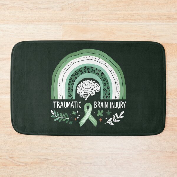 Item preview, Traumatic Brain Injury Awareness Rainbow Ribbon designed and sold by HowToCanadian.