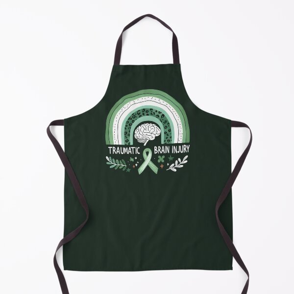 Item preview, Traumatic Brain Injury Awareness Rainbow Ribbon designed and sold by HowToCanadian.