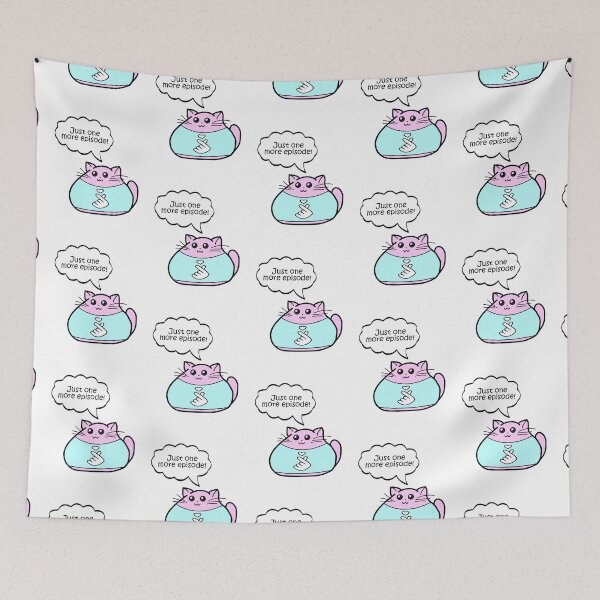 Item preview, KDrama - Just One More Episode - Kawaii Cat designed and sold by AJ-DesignCo.