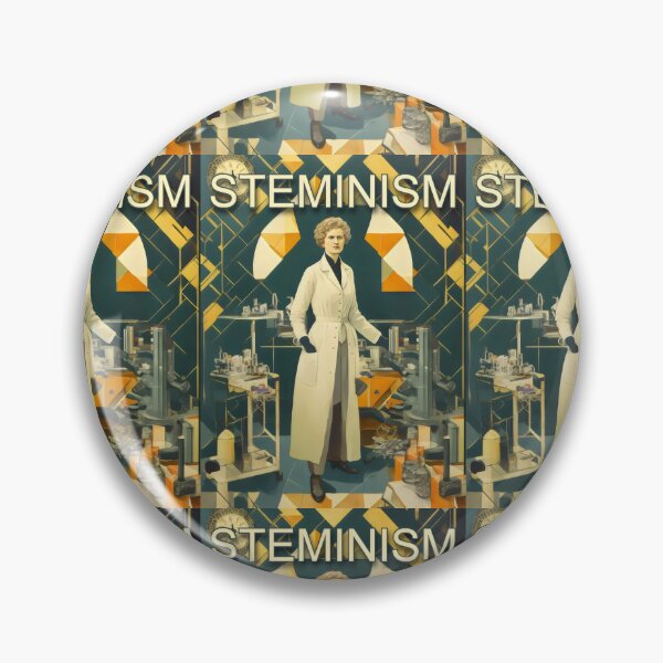 Item preview, Retro Magazine Cover: Stemism with Marie Curie designed and sold by MillennialVibe.