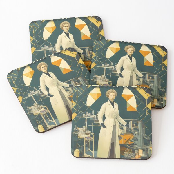 Item preview, Retro Magazine Cover: Stemism with Marie Curie designed and sold by MillennialVibe.
