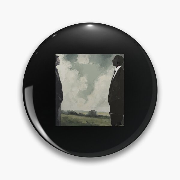 Item preview, Enigmatic Encounter: Two Men Amidst Nature Pattern designed and sold by atelierhol.