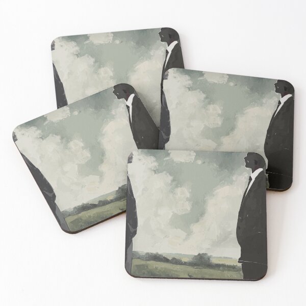 Item preview, Enigmatic Encounter: Two Men Amidst Nature Pattern designed and sold by atelierhol.