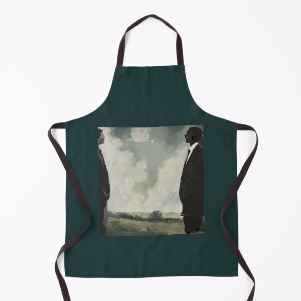 Item preview, Enigmatic Encounter: Two Men Amidst Nature Pattern designed and sold by atelierhol.