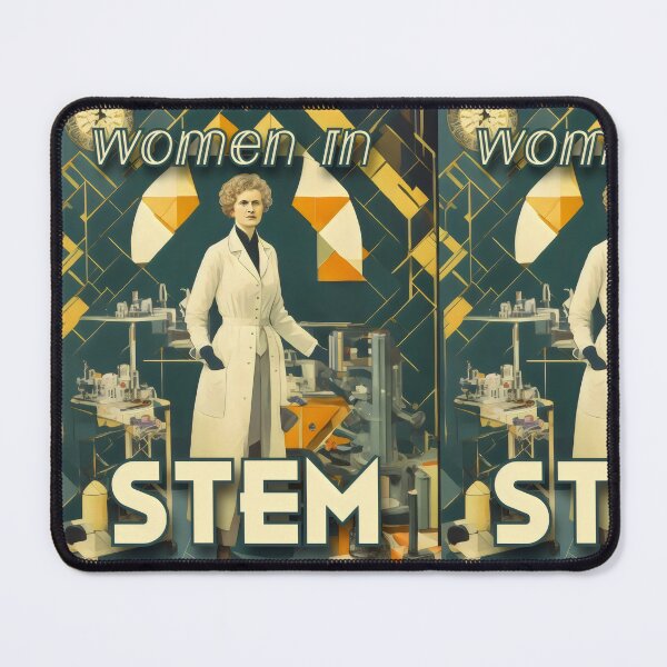 Item preview, Retro Magazine Cover: Women in STEM with Marie Curie designed and sold by MillennialVibe.