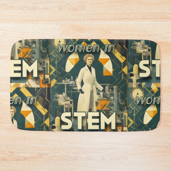 Item preview, Retro Magazine Cover: Women in STEM with Marie Curie designed and sold by MillennialVibe.