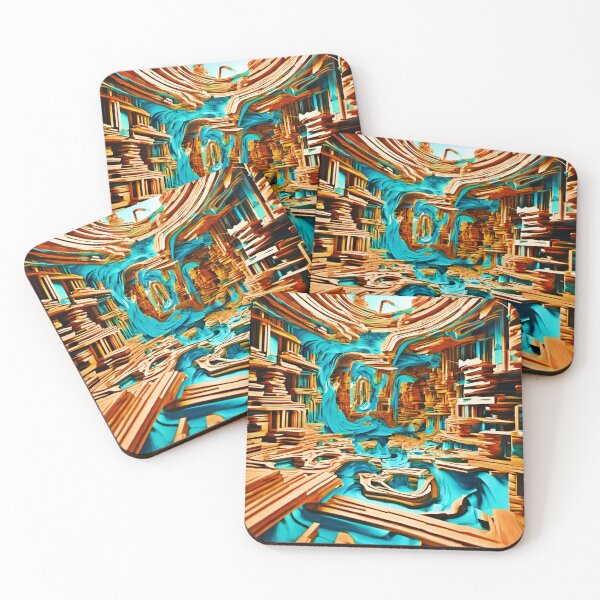 Item preview, Vivid Neon Dreams: Colorful 3D Hyper Surrealism designed and sold by Health And Fitness Posts e-Store.