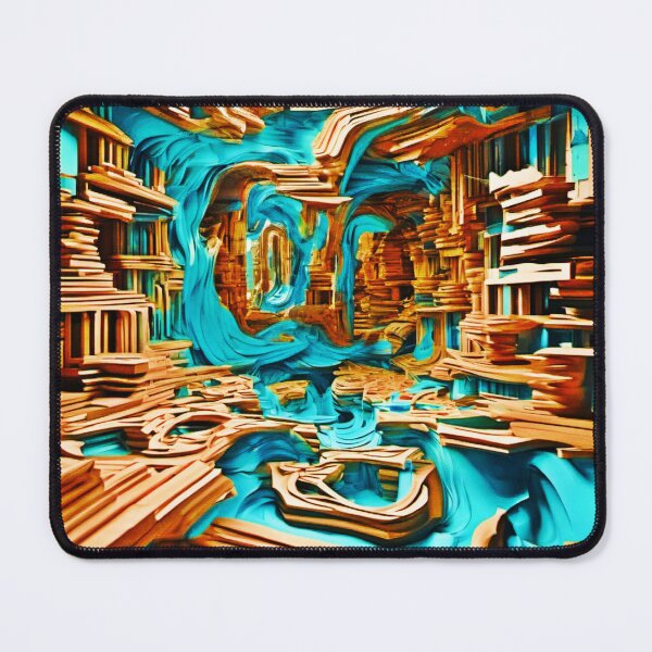 Item preview, Vivid Neon Dreams: Colorful 3D Hyper Surrealism designed and sold by Health And Fitness Posts e-Store.