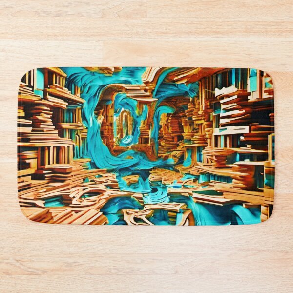 Item preview, Vivid Neon Dreams: Colorful 3D Hyper Surrealism designed and sold by Health And Fitness Posts e-Store.