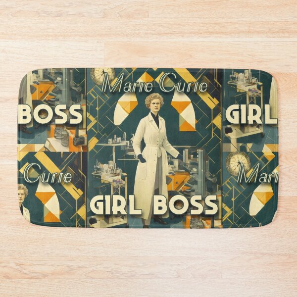 Item preview, Retro Magazine Cover: Marie Curie, Girl Boss designed and sold by MillennialVibe.