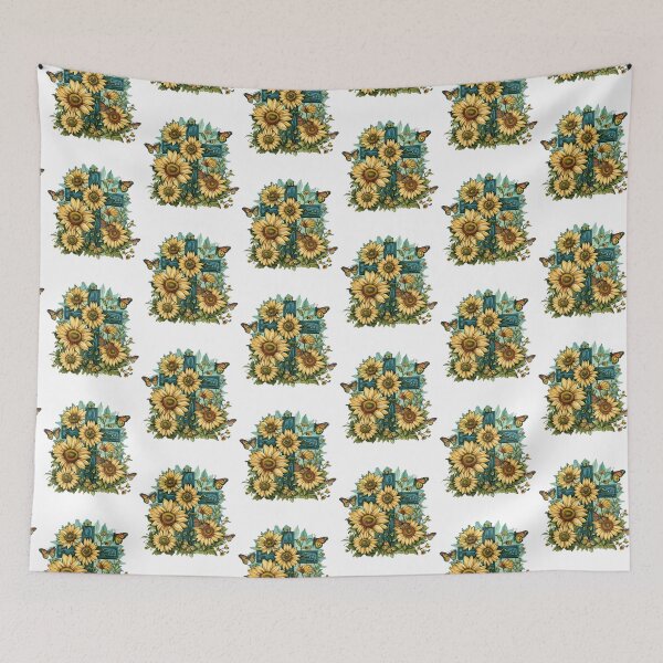 Item preview, Cross Sunflowers Butterflies Christian Choose joy   designed and sold by ArtFromBeyond.
