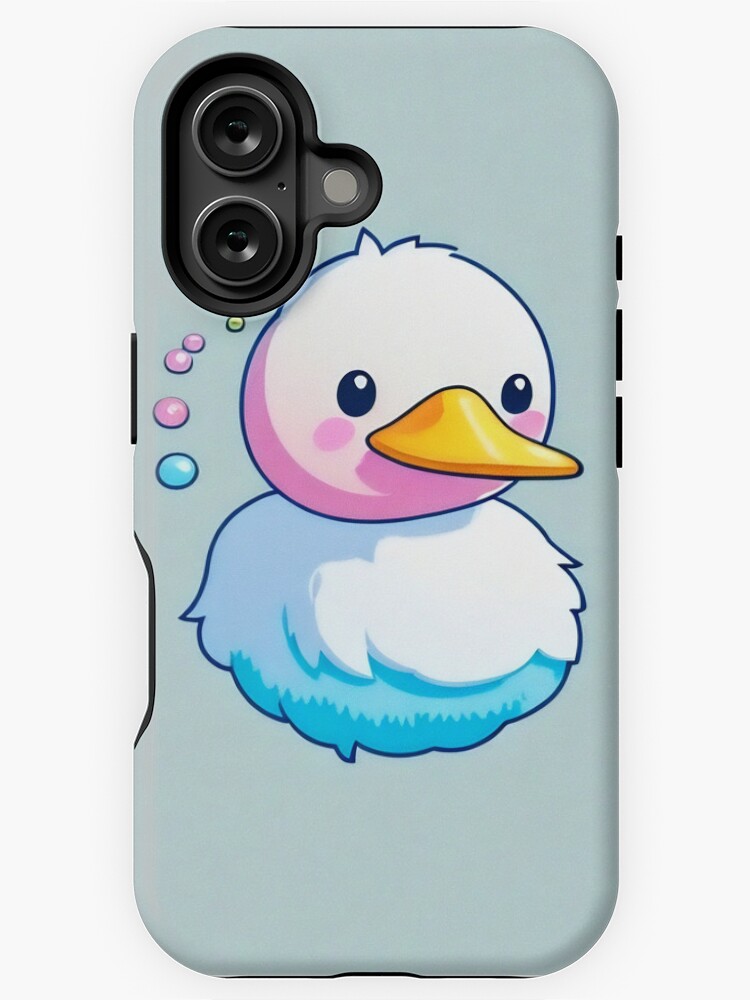 Thumbnail 1 von 4, iPhone-Hülle, Chibi Kaugummi Ente designt und verkauft von Fluffy-Cat-de.