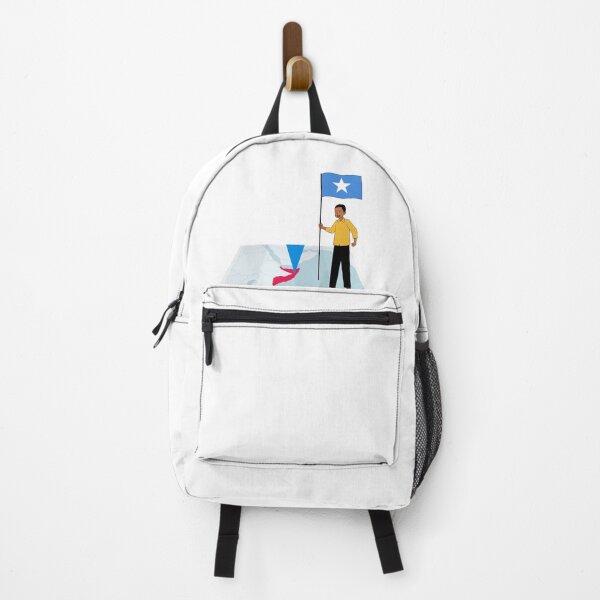 Item preview, Child standing on a map. Carrying the flag of Somalia designed and sold by Pixelaire.