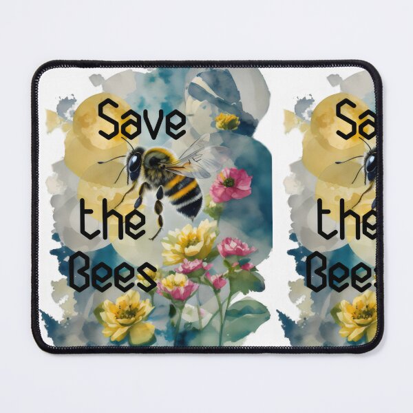 Item preview, Abstract Bee in Wildflowers: Save the Bees designed and sold by MillennialVibe.