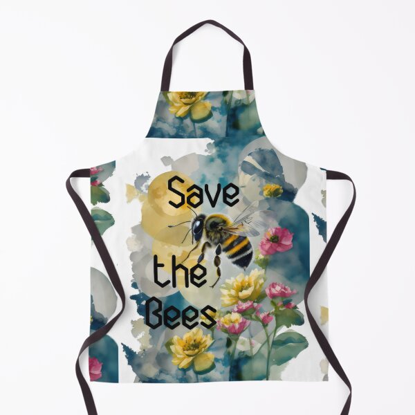 Item preview, Abstract Bee in Wildflowers: Save the Bees designed and sold by MillennialVibe.