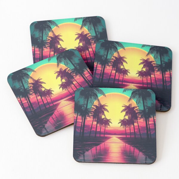 Item preview, Vaporwave Horizon: Abstract Futuristic Synth Dreamscape designed and sold by Mullet Monkey.