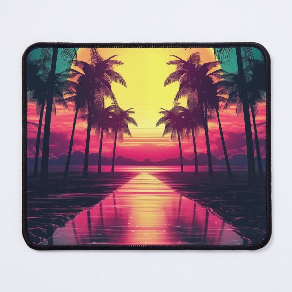 Item preview, Vaporwave Horizon: Abstract Futuristic Synth Dreamscape designed and sold by Mullet Monkey.