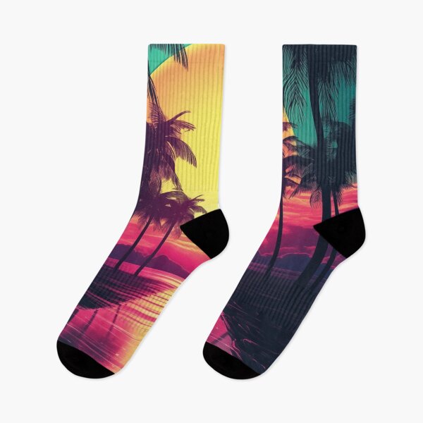 Item preview, Vaporwave Horizon: Abstract Futuristic Synth Dreamscape designed and sold by Mullet Monkey.