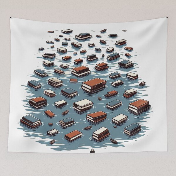 Item preview, Adrift in Knowledge: Books on Water designed and sold by mYaro.