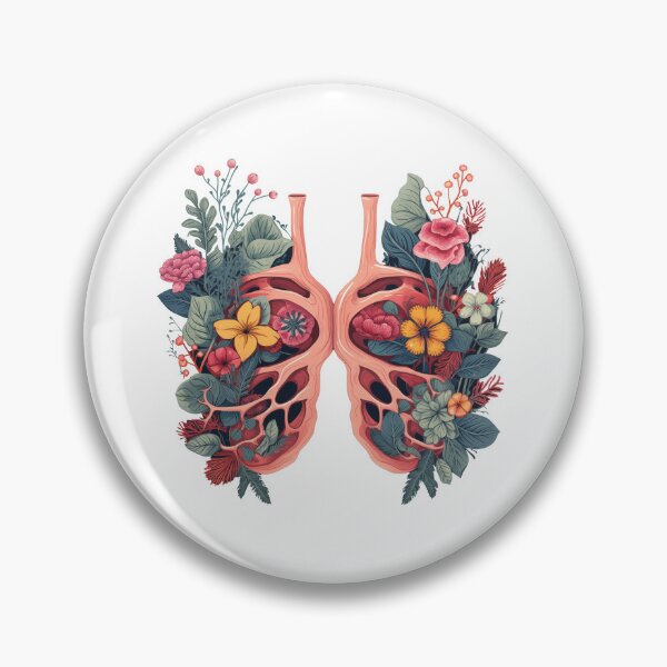 Item preview, Flower in lungs - Breathing fresh air designed and sold by JoksterHaven.