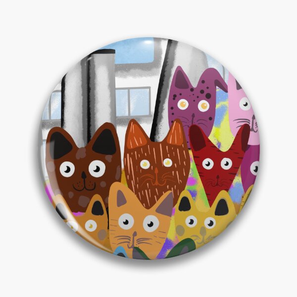 Item preview, Gatos coloridos designed and sold by onetoalves.