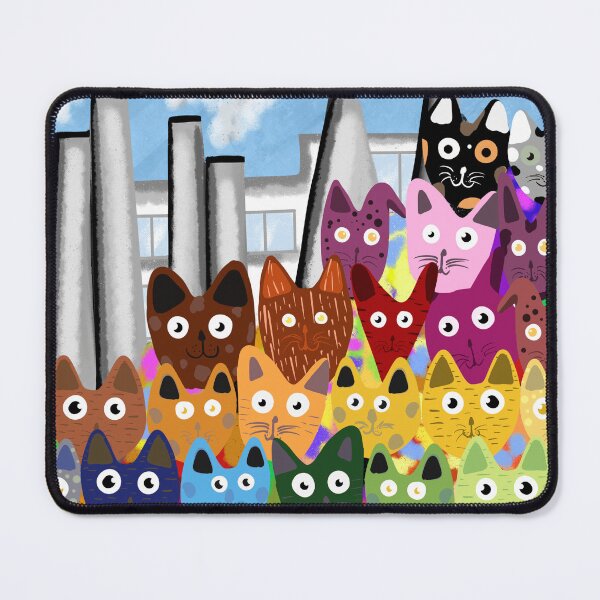 Item preview, Gatos coloridos designed and sold by onetoalves.