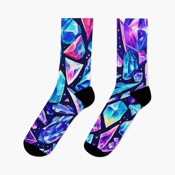 Item preview, Vibrant Crystal Sparkle: Colorful Shard Design designed and sold by Health And Fitness Posts e-Store.