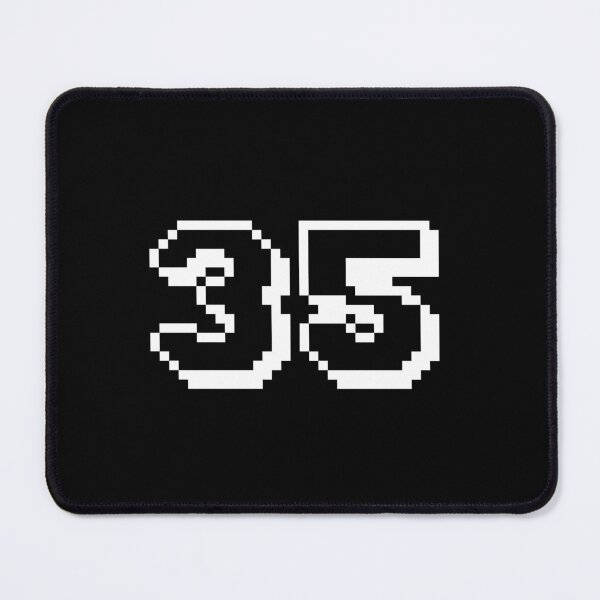 Item preview, 35, thirty-five, white, retro video game, 1 up! designed and sold by Numbers-Art.